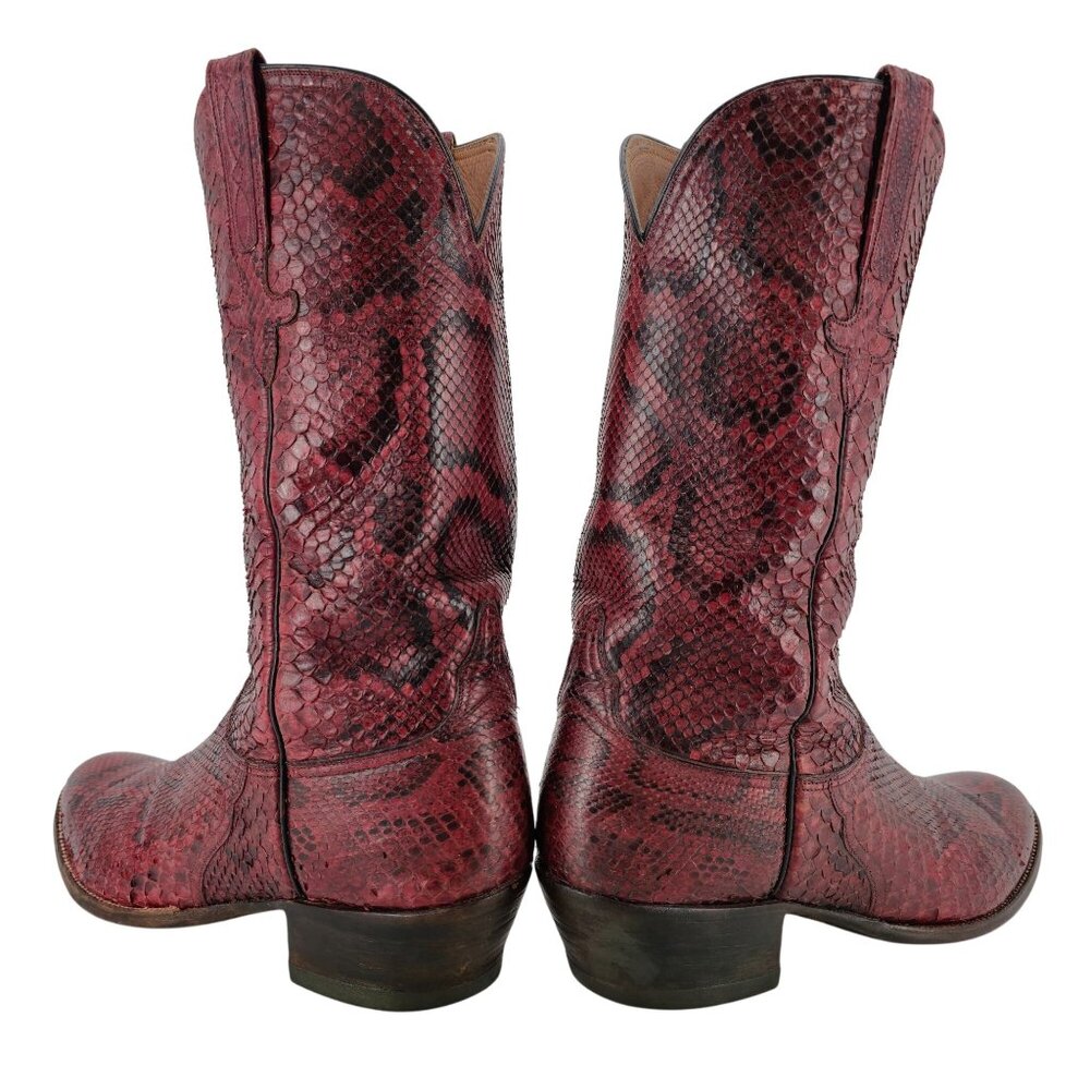 Lucchese San Antonio Full Burmese Python Mens 11.… - image 9